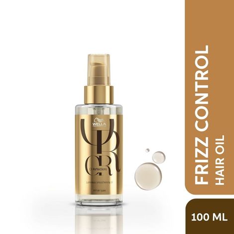 Buy Wella Professionals Oil Reflections Luminous Smoothing Hair Oil for Frizz-Free & Glossy Hair | 100 ml-Purplle