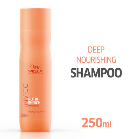 Buy Wella Professionals INVIGO Nutri Enrich Deep Nourishing Shampoo (For Dry And Damaged Hair) 250 ml-Purplle