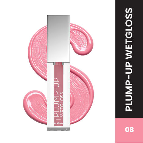 Buy Swiss Beauty Plump-Up Wet Lip Gloss for Glossy and Fuller Lips 8-Deep Desire 2 ml-Purplle