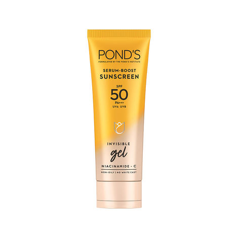Buy POND'S Serum boost Sunscreen Gel SPF 50 50g-Purplle