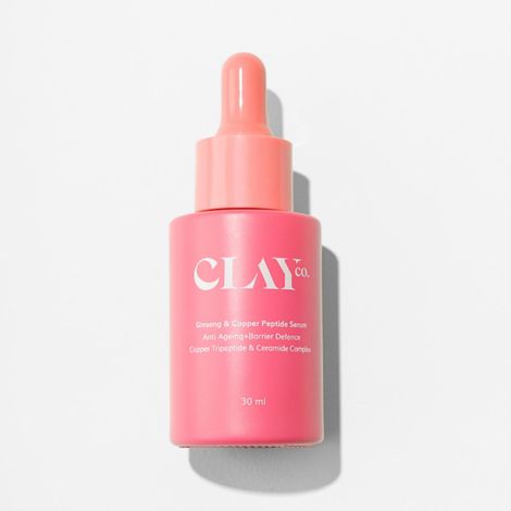 Buy ClayCo Ginseng & 2% Copper Peptides Power Serum for Collagen boost, Anti-Ageing and Brightening 30 ml-Purplle