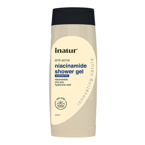 Buy Inatur Niacinamide Shower Gel- 400 ml-Purplle
