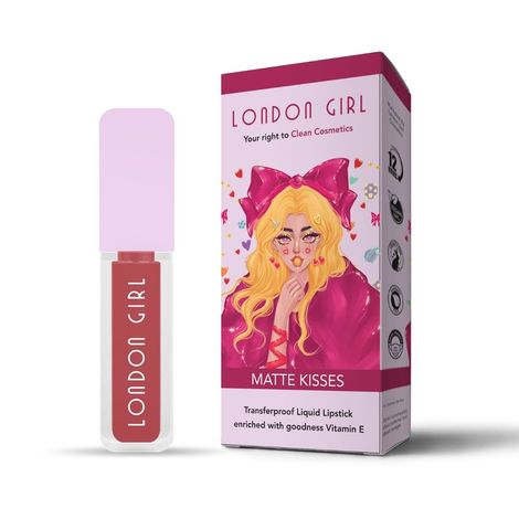 Buy London Girl liquid lipstick for women, long lasting lipstick | waterproof lipstick | matt lipstick, Transfer proof and Waterproof, Lasts Up to 12 hours (12 Hyde - Pink Nude)3.5 ml-Purplle