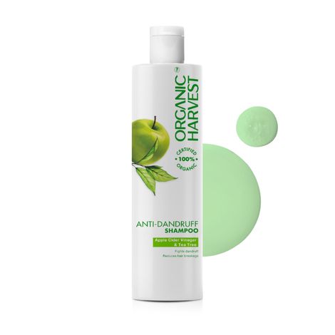 Buy Organic Harvest Anti-Dandruff Shampoo For Men/Women with Apple Cider Vinegar & Tea Tree Extracts 250 ml-Purplle