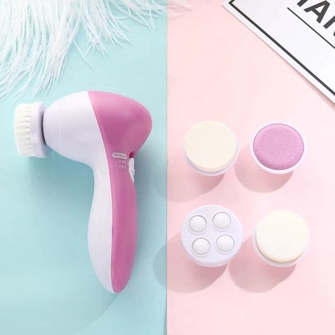 Buy Trendzie Skin Care Face Cleansing Silicone Facial Brush For Deep Cleaning Pore I Scrubber I Gentle Exfoliation I Face Massager I Skin Tool (Assorted Color)-Purplle