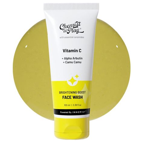 Buy Chemist at Play Brightening Face Wash with Ceramides | 7% Zemea + 1% Vitamin C | For lacklustre & dull skin. Deeply cleanses and brightens the skin | 100 ml-Purplle