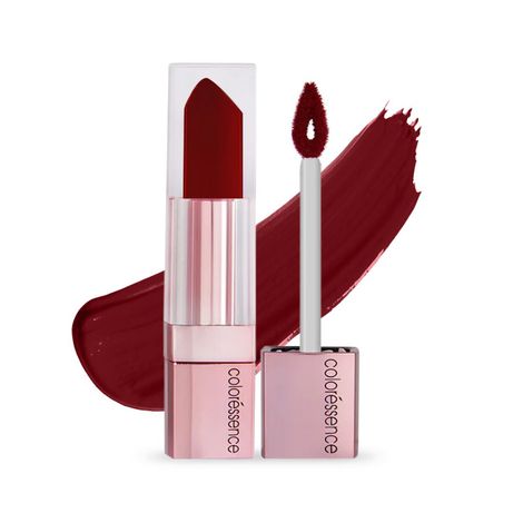 Buy COLORESSENCE ROSEATE OMK Non - Transfer Proof Matte Liquid Lip Color (FINE WINE) 6 ml-Purplle