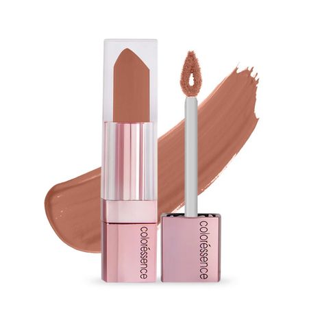 Buy COLORESSENCE ROSEATE OMK Non - Transfer Proof Matte Liquid Lip Color (Brown Butter) 6 ml-Purplle