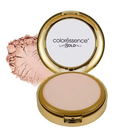 Buy COLORESSENCE Glitterati Compact Powder Gold Range SPF 15 Oil Free Matte Finish Face Satin Pressed Formula, 10g - Blush Matte-Purplle