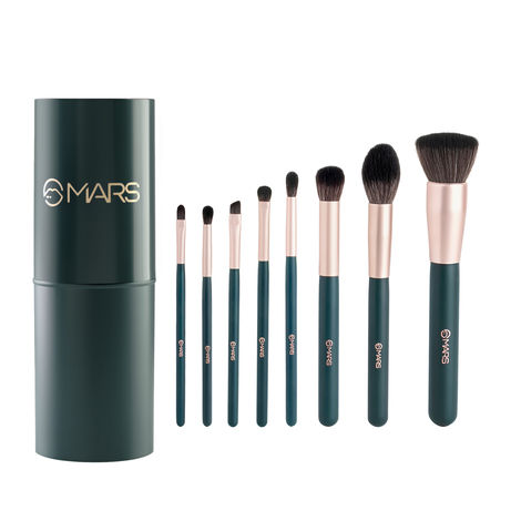 Buy MARS Tools of Titans Brush Set of 8 ultra soft brushes with Holder-Purplle