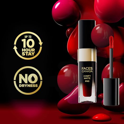 FACES CANADA COMFY MATTE PRO LIP COLOR PEACH POPPIN 16 5.5ml I