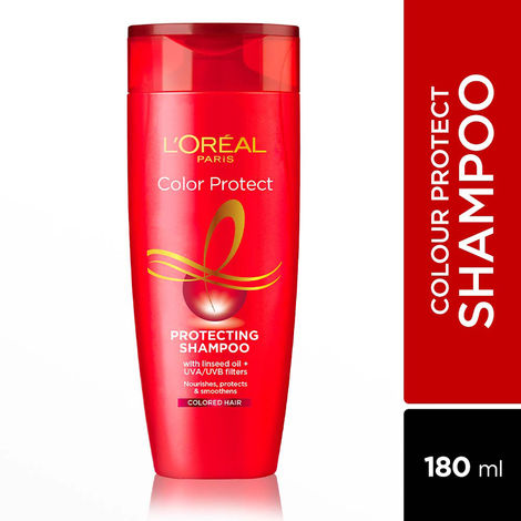 Buy L'Oreal Paris Color Protect Shampoo, 180ml-Purplle