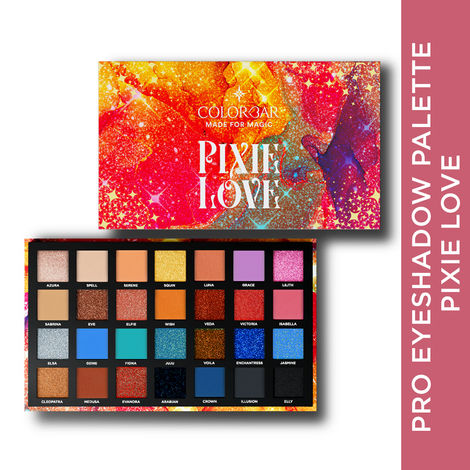 Buy Colorbar Pixie Love Eyeshadow Palette 28 shades 28 gm-Purplle