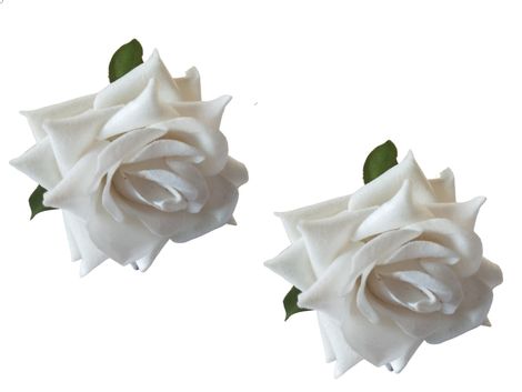 Buy LYF5STAR Handmade White Rose Floral Bride Juda Pin For Women - Pack of 2-Purplle