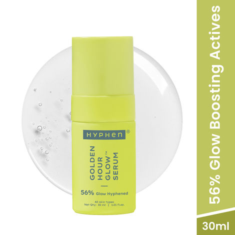 Buy Hyphen Golden Hour Glow Face Serum With Niacinamide, Alpha Arbutin, Hyaluronic Acid & Kakadu Plum | For Glowing Skin & Hydration - 30 ml-Purplle