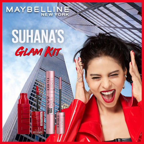 Maybelline New York Suhana's Glam Kit-Vinyl Ink Lipstick & Sky
