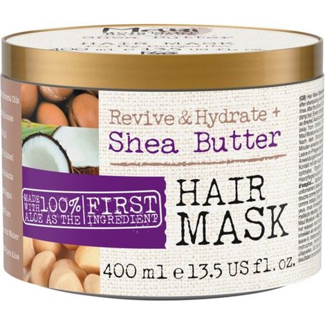 Buy Maui Moisture Heal & Hydrate + Shea Butter Hair Mask & Leave-In Conditioner Treatment to Deeply Nourish Curls & Help Repair Split Ends, Vegan, Silicone, Paraben & Sulfate-Free, 340 gm/400ml-Purplle