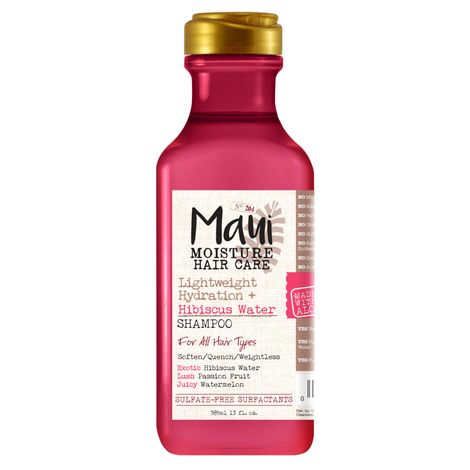 Buy Maui Moisture Lightweight Hydration Hibiscus Water Shampoo for Daily Moisture made with Aloe Vera, Vegan, Sulphate Free and Paraben Free, 385 ml-Purplle