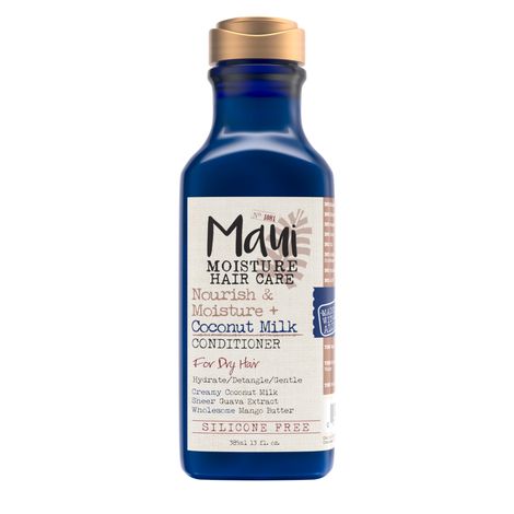Buy Maui Moisture Nourish & Moisture + Coconut Milk Conditioner to Hydrate and Detangle Curly Hair, Lightweight Daily Moisturizing Conditioner, Vegan, Silicone & Paraben-Free, 385ml-Purplle
