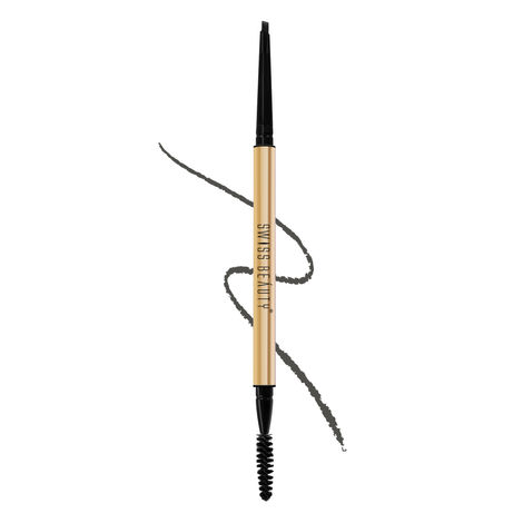 Buy Swiss beauty Micro Precision Eyebrow Pencil 04 Grey Black - 0.1 gm-Purplle
