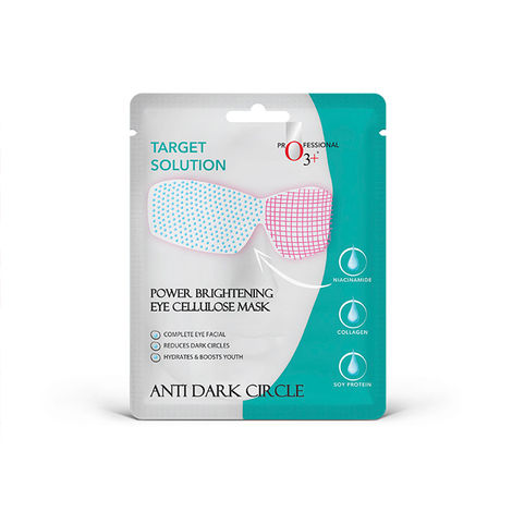 Buy O3+ Power Brightening Eye Cellulose Mask(5)-Purplle