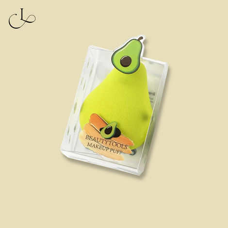 Buy Cuffs N Lashes Makeup Blender/Sponge Fruit Series Avocado 1 Pc-Purplle