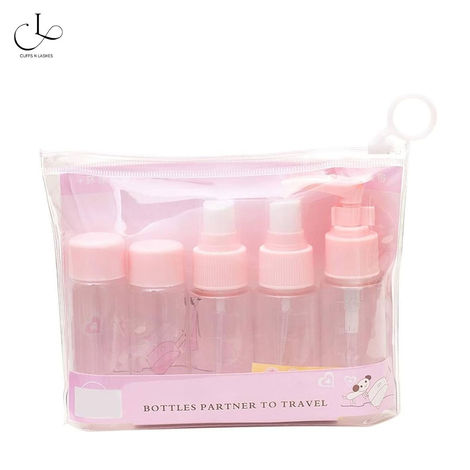 Buy Cuffs N Lashes Travel Kit Spray Bottle Set 5 Pcs-Purplle