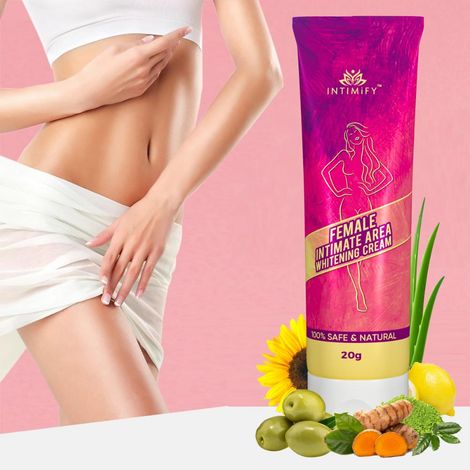Buy Intimify Female Intimate Area Whitening Cream for Intimate Care Intimate Lightening Cream 20 Grams - 20 gm-Purplle