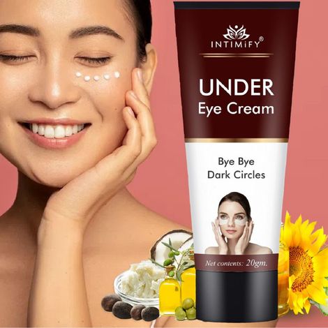 Buy Intimify Undereye Cream Reduce Dark Circles, Fine Lines, Puffiness & Anti-Aging 20 Grams - 20 gm-Purplle