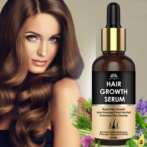 Buy Intimify Hair Growth Serum | For Hair Fall Control | For Men & Women 30 ML-Purplle