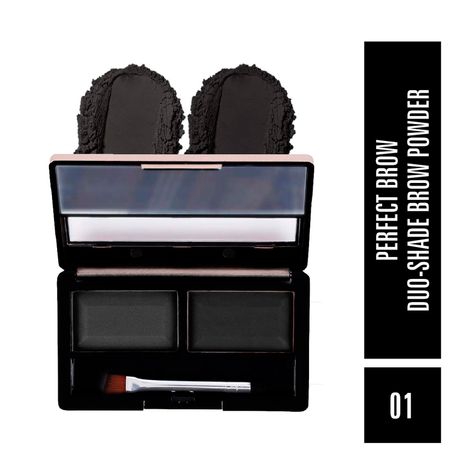 Buy Matt look Perfect Brow Duo-Shade Brow Powder, Eyebrow Palette, Eye Makeup, Mutlicolor-1 (8gm)-Purplle