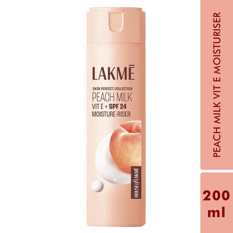 Buy Lakme Peach Milk Moisturizer SPF 24 PA++|| 200 ml-Purplle