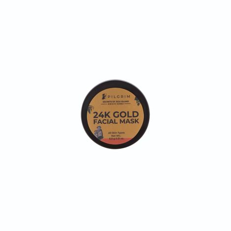 Buy Pilgrim Mini 24K Gold Facial Mask for Glowing Skin, Skin Hydration, Restore Skin Radiance and Anti-Ageing | Men & Women | For Skin Types | (6 gm)-Purplle