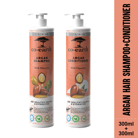 Buy Colorbar Co-Earth Argan Shampoo & Conditioner ( Pack Of 2 )-Purplle