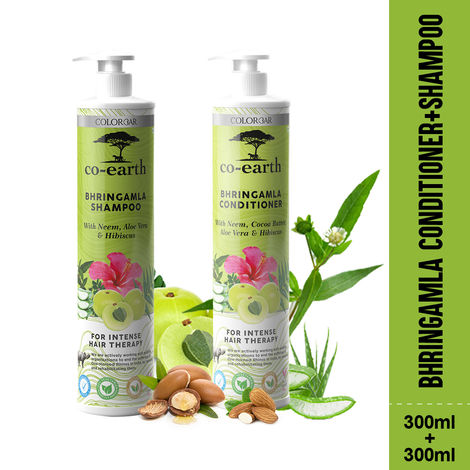 Buy Colorbar Co-Earth Bhringamla Shampoo & Conditioner ( Pack Of 2 )-Purplle