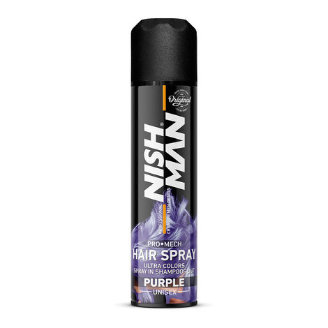 Buy NishMan Pro Mech Hair Spray Ultra Colors Purple (150 ml)-Purplle