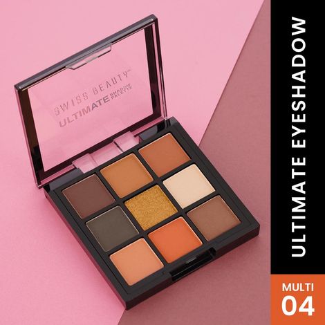 Buy Swiss Beauty Ultimate Eyeshadow Palette Kit - Multi-04 (6 gm)-Purplle