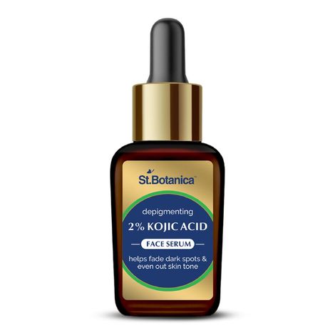 Buy St.Botanica Depigmenting 2% Kojic Acid Serum With 2% Alpha Arbutin & 10% Niacinamide | Targets Dark Spots, Acne Marks & Uneven Skin Tone | 30ml-Purplle