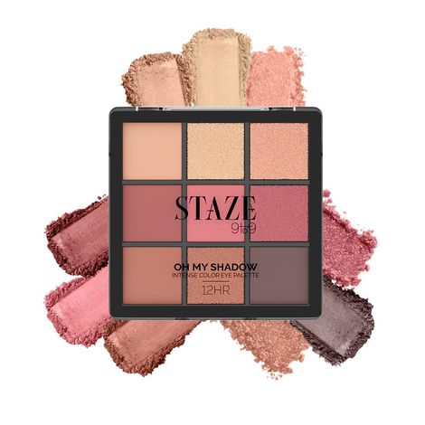 Buy Staze 9to9 All Eyes on You Intense Color Eye Palette | 01 Cocktail | 11g-Purplle