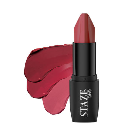 Buy Staze 9to9 Love Tri-Angle 3 in 1 Lipstick | 01 Brick Pink | 3.8 g-Purplle