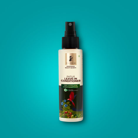 Buy Pilgrim Patua LEAVE-IN CONDITIONER for frizzy hair with amino acids & hydrolyzed protein|3-In-1 Conditioner that nourishes, detangles & protects| Conditioner for curly & wavy hair| Women & men| 100 ml-Purplle