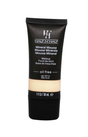 Buy Half N Half Mineral Mousse Oil Free Foundation Light SPF-20, Fair (30 ml)-Purplle