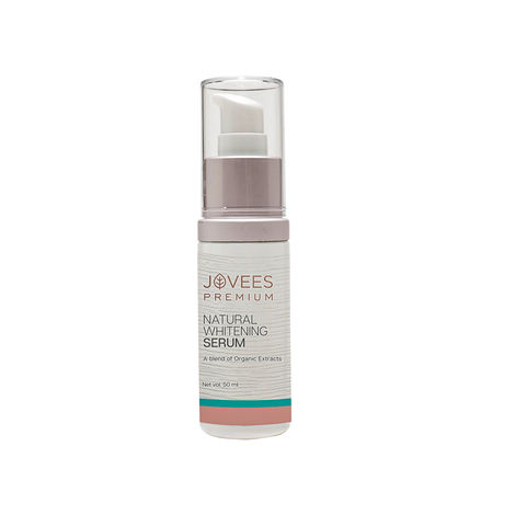 Buy Jovees Premium Natural Whitening Serum | Skin Brightening Cream | With Liquorice And Bearberry Extracts | With Niacinamide That Brightens, Nourishes and Hydrates | Gives Even Skin Tone | 50 ml-Purplle