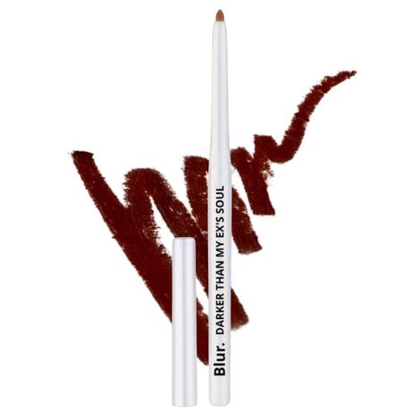 Buy BLUR INDIA Darker Than My Ex's Soul | Kajal and lipliner | Brown 20 grm-Purplle