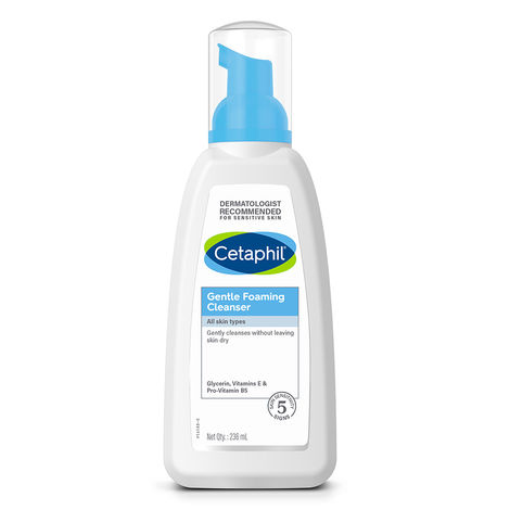 Buy Cetaphil Gentle Foaming Cleanser 236 ml | Face Wash for all Skin Types-Purplle