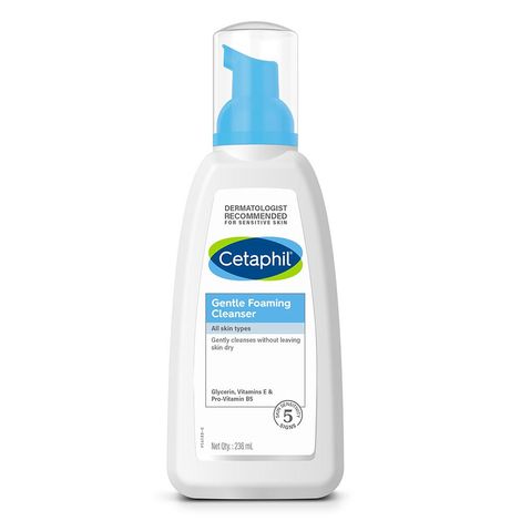 Buy Cetaphil Gentle Foaming Cleanser 236 ml | Face Wash for all Skin Types-Purplle