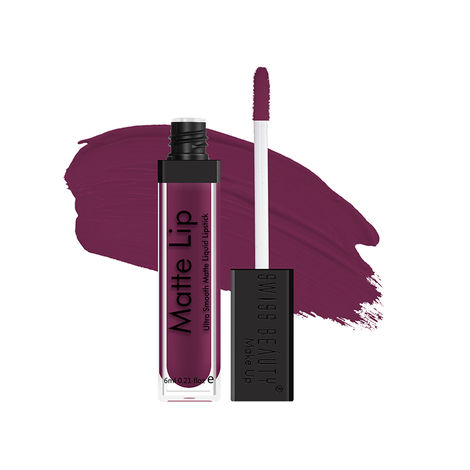 Buy Swiss Beauty Ultra Smooth Matte Lip Liquid Lipstick 26 Purple Villain (6 ml)-Purplle