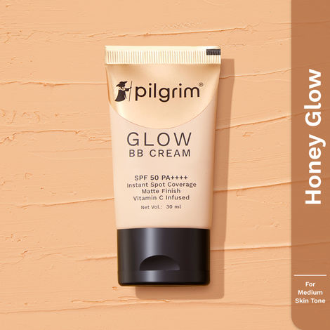 Buy Pilgrim BB Cream Honey Glow,Instant spot coverage, Light Make-up Glow,For Woman 30ml-Purplle