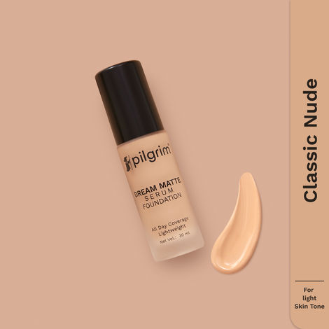 Buy Pilgrim Serum Foundation Classic Nude,30 ml, All Day Coverage, Lightweight, For Woman-Purplle