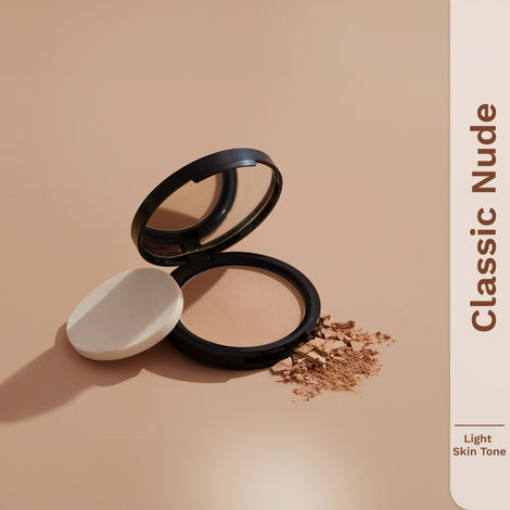 Buy Pilgrim Compact Powder Classic Nude, Natural Matte Finish, Oil Control, Pore Blurring, For Woman 9 gm-Purplle
